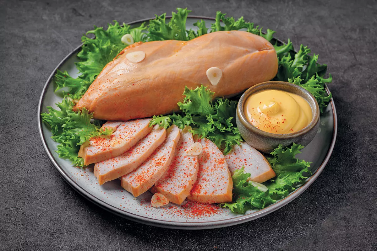 Варено-копченое кулинарное изделие из мяса птицы