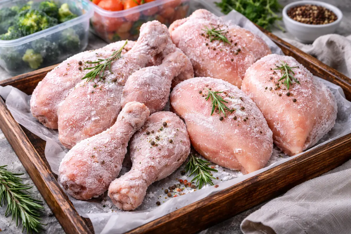 Глубокозамороженное мясо птицы