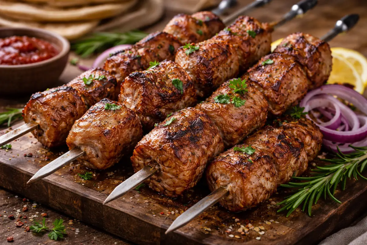 Жареное кулинарное изделие из мяса