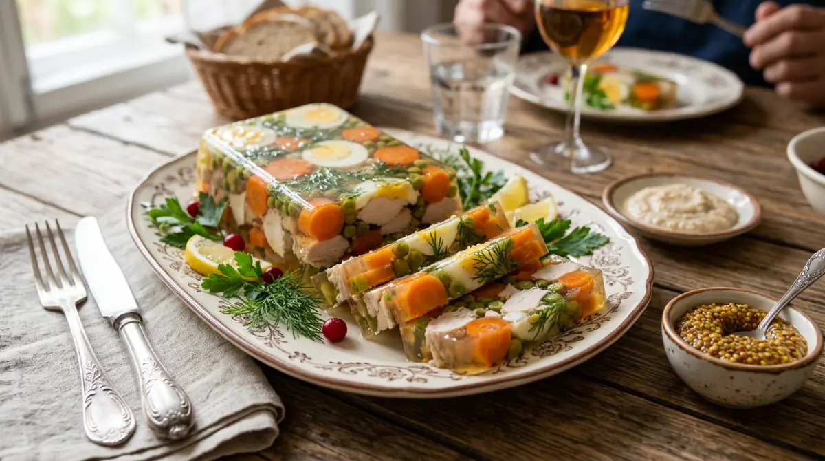 Заливное из мяса птицы
