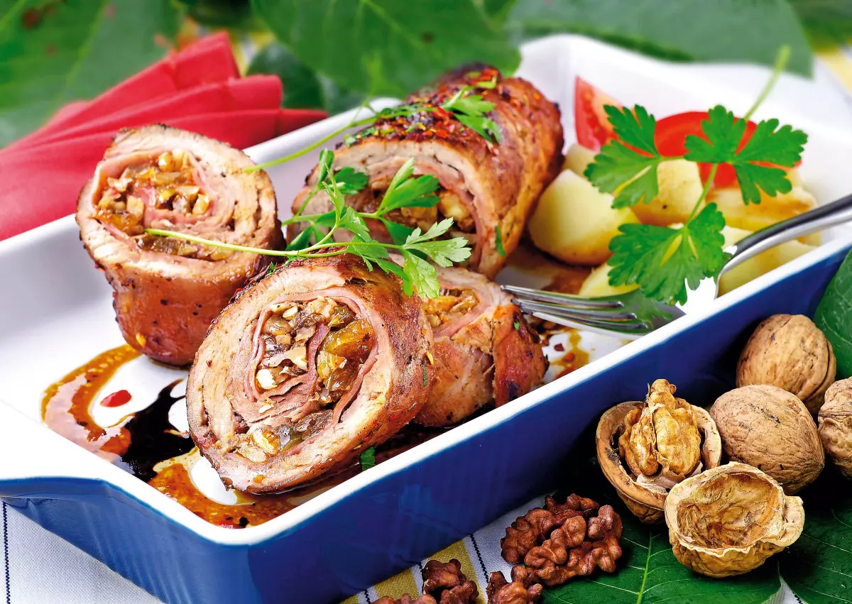 Фаршированная продукция из мяса