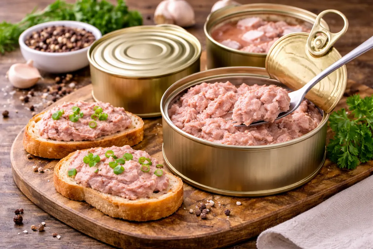 Ветчинные мясные консервы