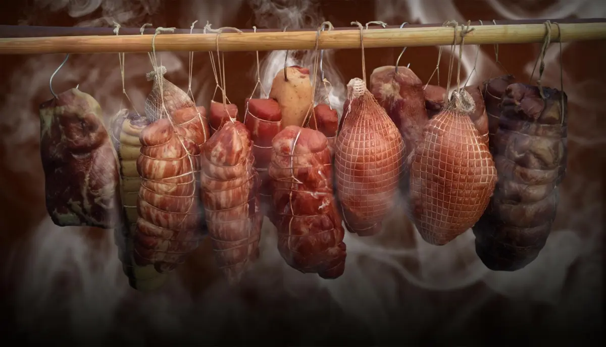 Подпетливание копченостей