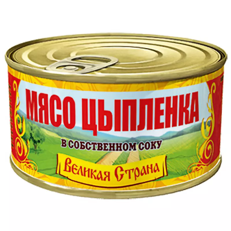 Цыпленок в собственном соку "Великая страна"